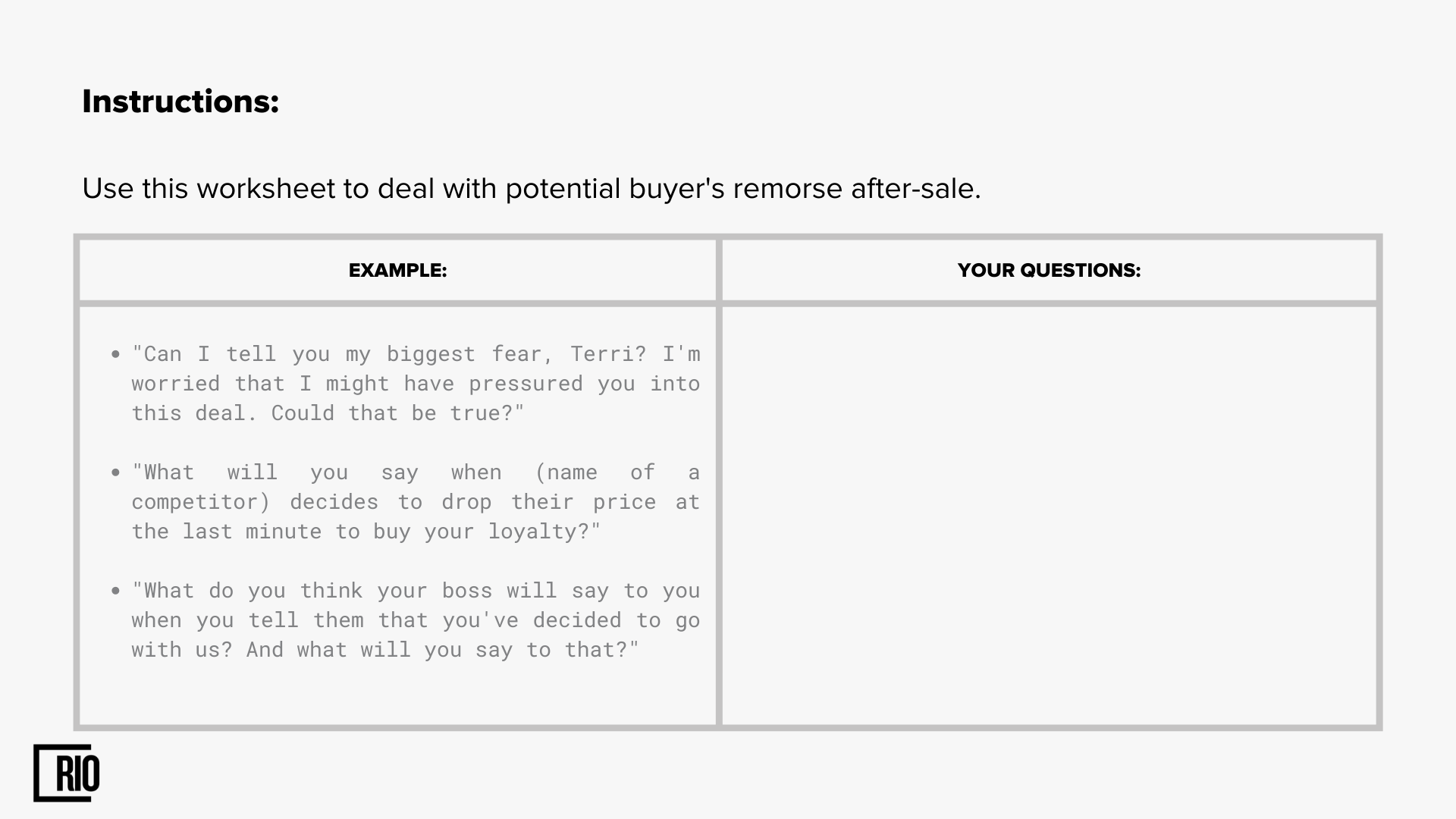 Want To Stay In Control Of Your Sales Proces? You Need To Ask The Right Questions