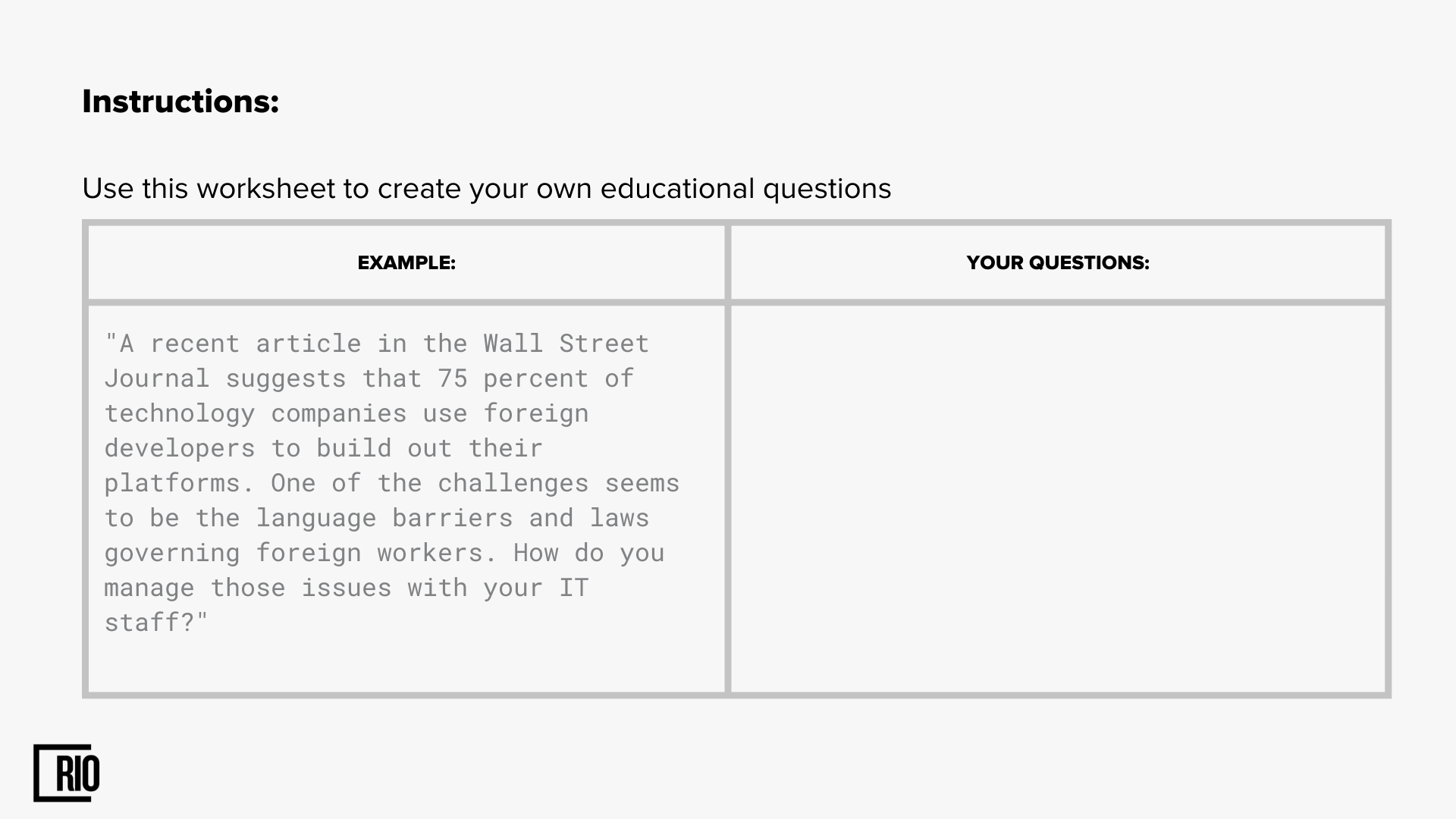 Great Sales Questions And How To Use Them