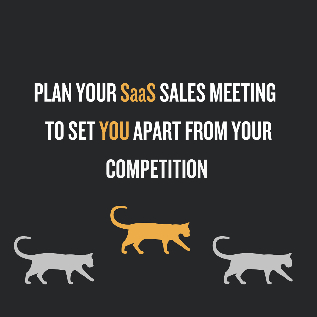 Plan Your SaaS Sales Meeting To Set You Apart From Your Competition